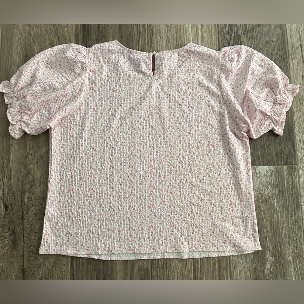 Smocked Puff Sleeve Blouse - Picture 4 of 5